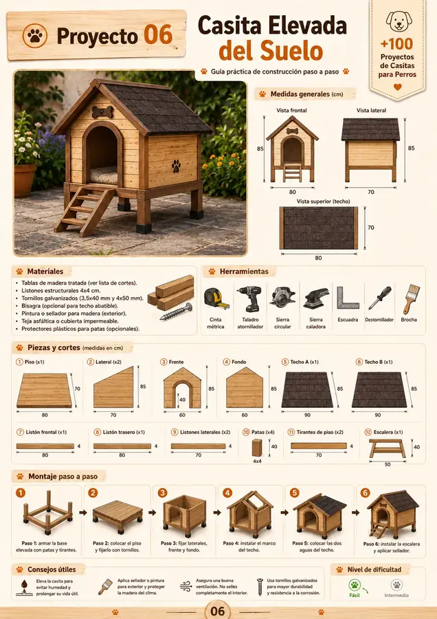Projeto de casinha para cachorro