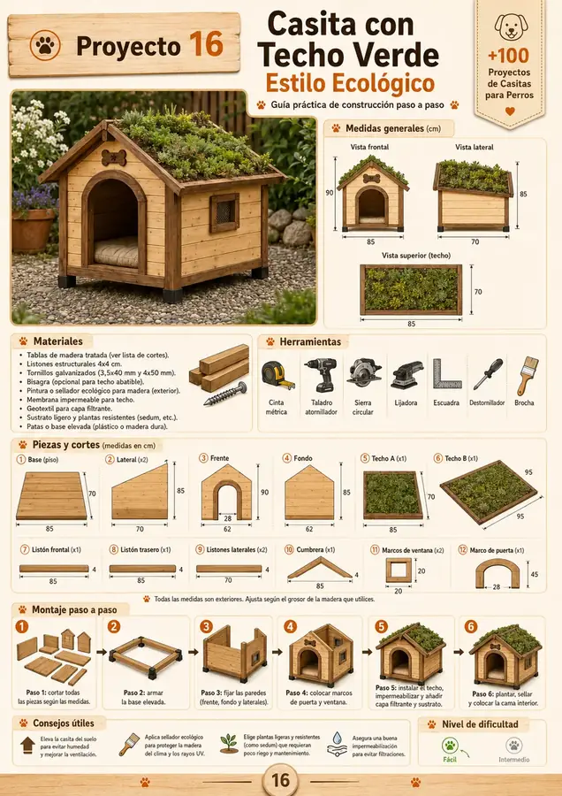 Projeto de casinha para cachorro